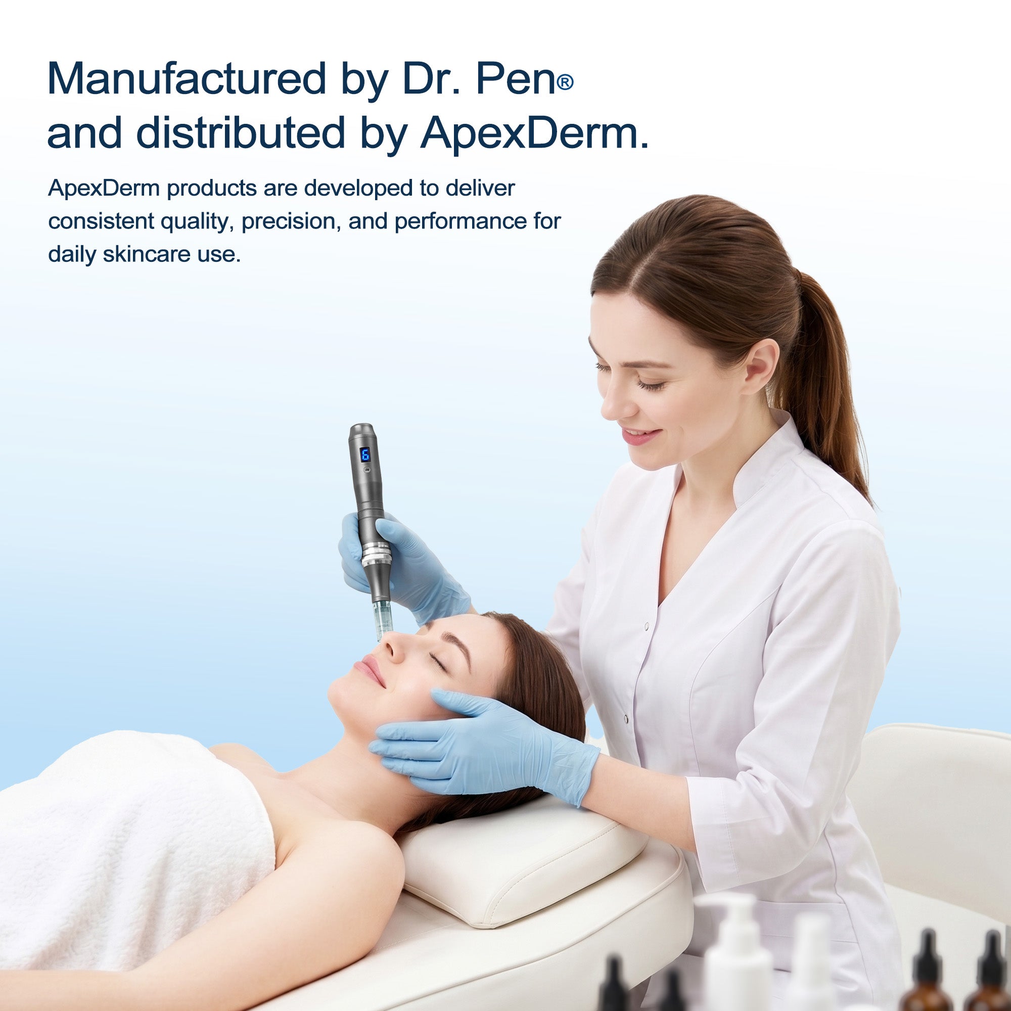 Microneedle Derma Roller Pen for Home Use - Microneedle Skin Care Tool for Men Women Home Use M8